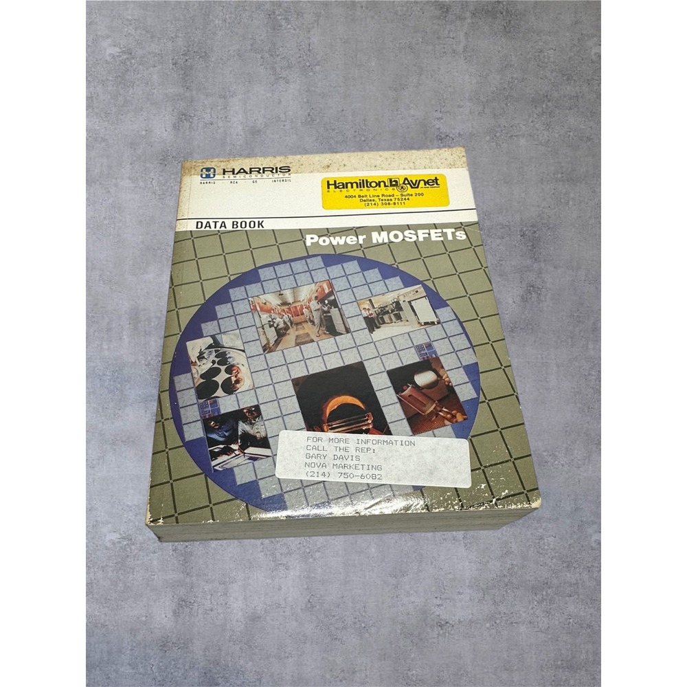 Harris Power MOSFETs Data Book 1990 Technical Manual Vintage